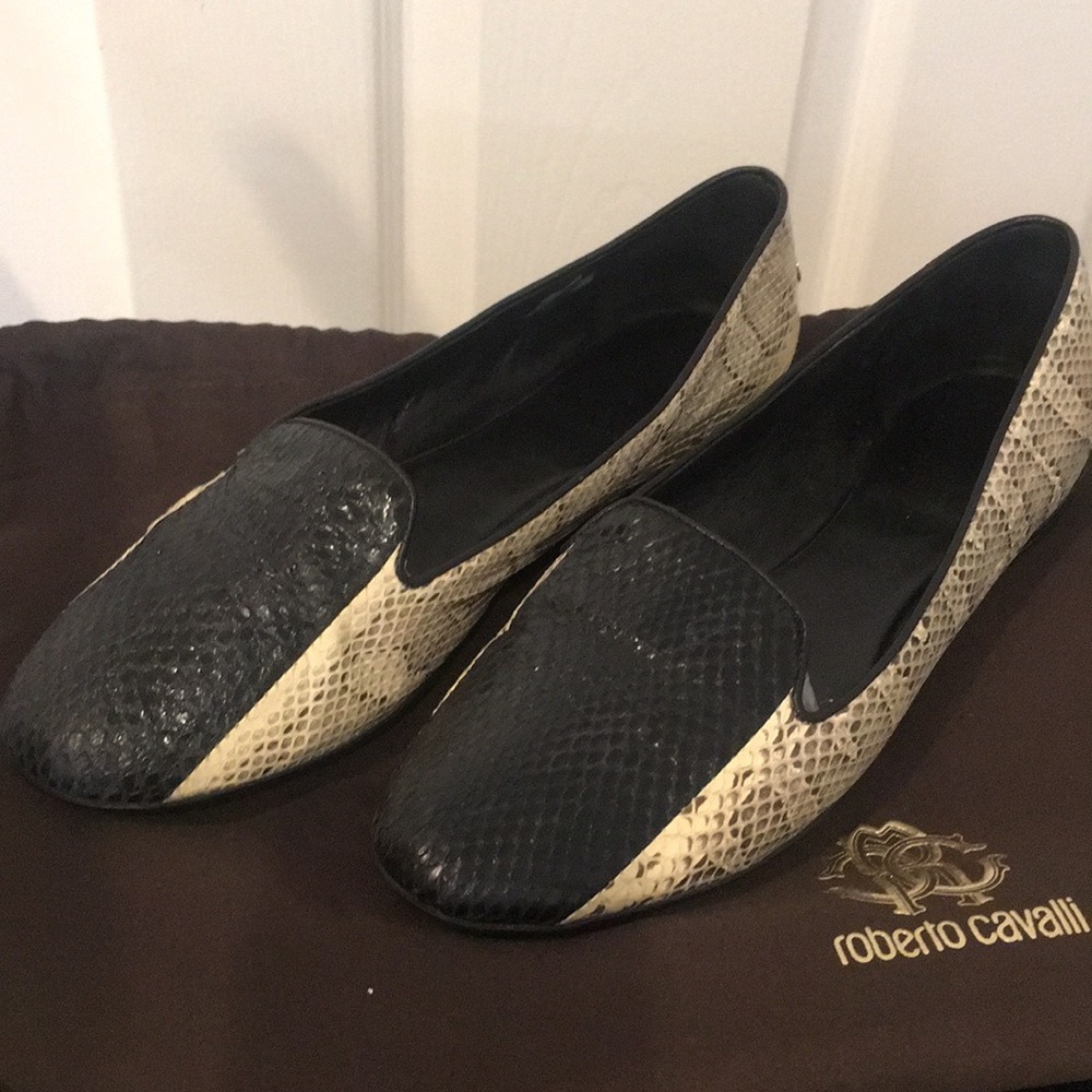 Roberto cavali flat shoes